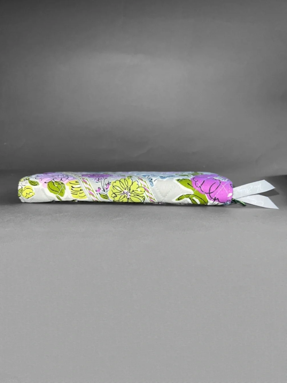 Vera Bradley Long Gray Floral Passport Wallet